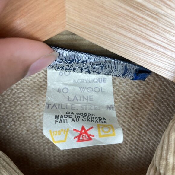 Vintage 90's Givenchy Made in Canada Long Sleeve Wool Polo Sweater - Picture 4 of 5